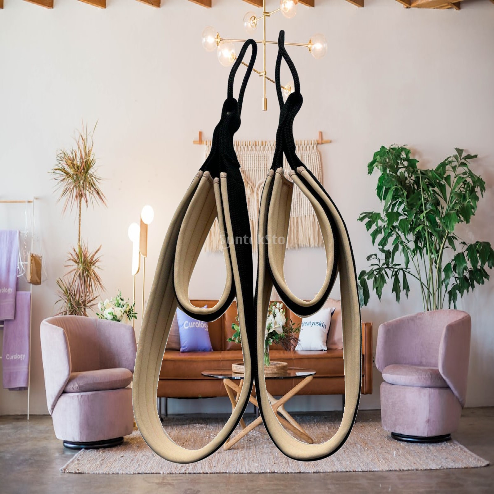Pilates & Yoga Unleashed Studio - Pilates Overhead Handle Non-Slip Grip Pilates