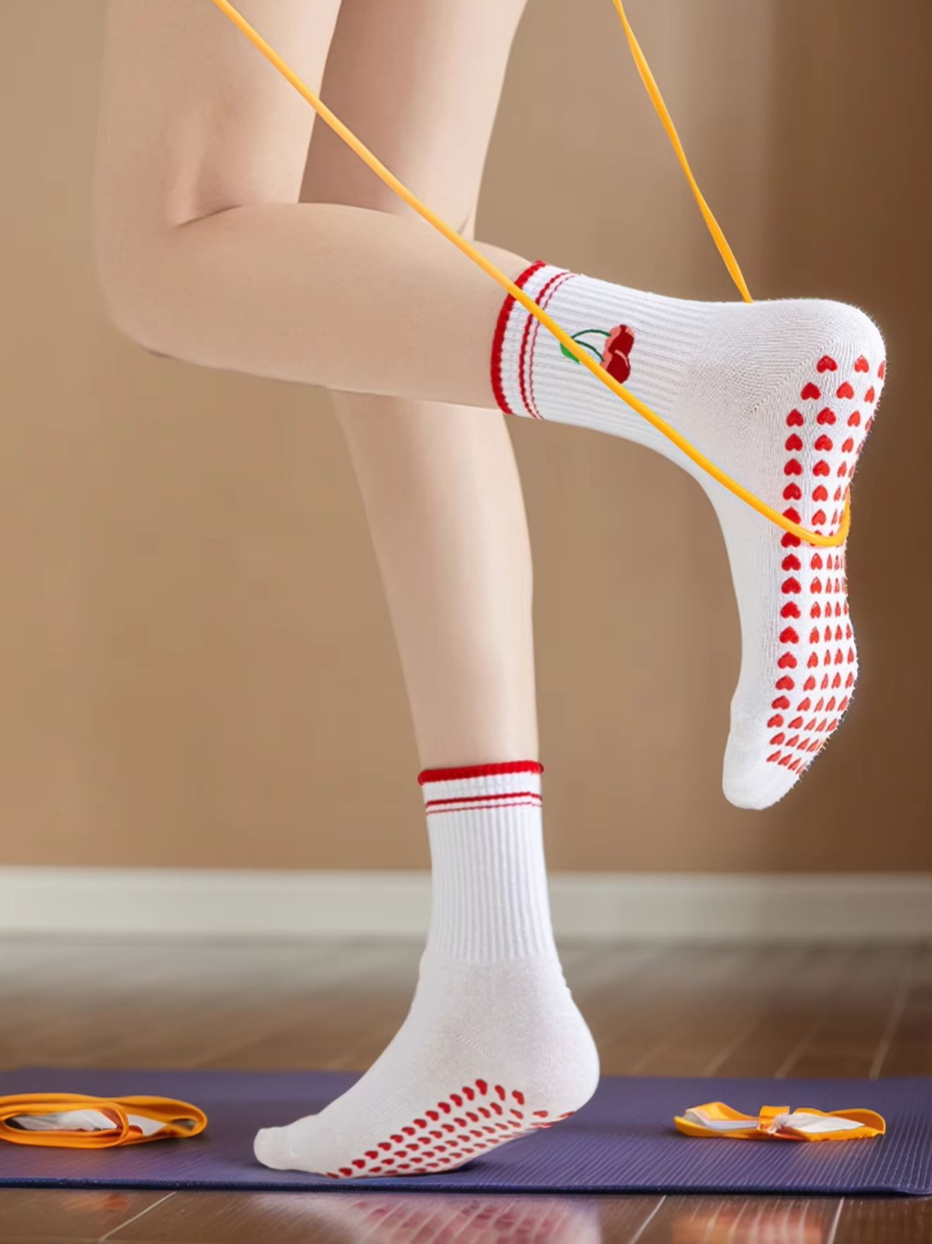 Pilates & Yoga Unleashed Studio - 1 Pairs Cross-Border Professional Yoga Socks,