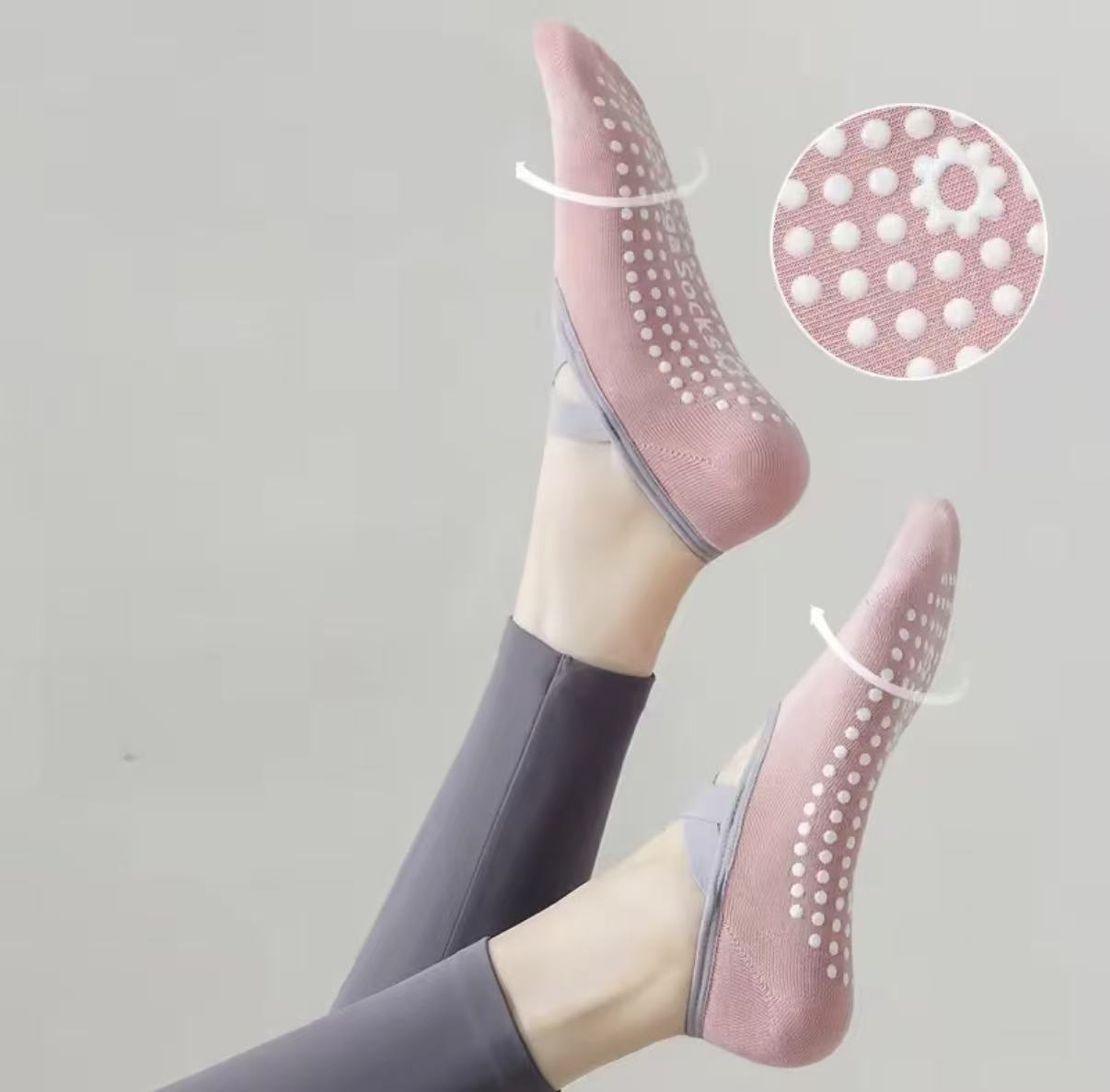 Women Yoga Sock Silicone Anti- - Pilates Yoga Sport 评论和价格