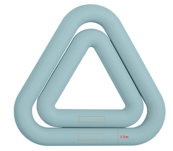 Triangle Iron Ring Yoga Weight - Pilates Yoga Ring Exercises 评论和价格