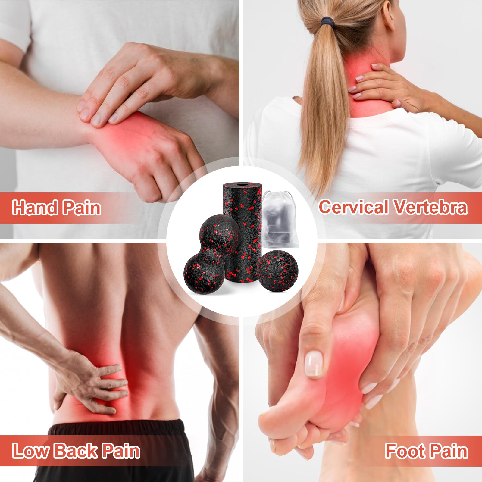 Hollow Yoga Roller Massage Pea - Pilates Yoga Ball 评论和价格