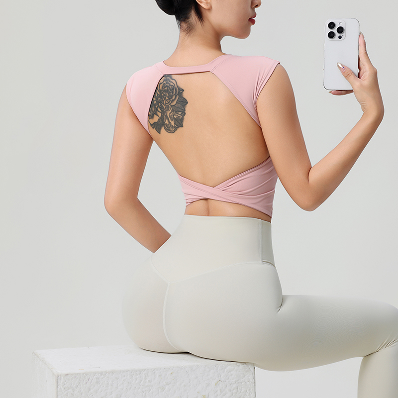 Women's Backless Fitness Cloth - Pilates Yoga Wear 评论和价格