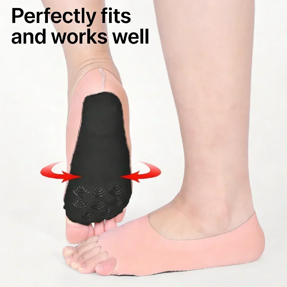 1Pair Toeless Yoga Pilates Soc - Pilates Yoga Wear 评论和价格