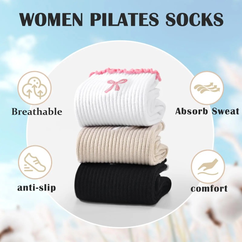 Professional Yoga Socks, Cotto - Pilates & Yoga Unleashed Studio 评论和价格