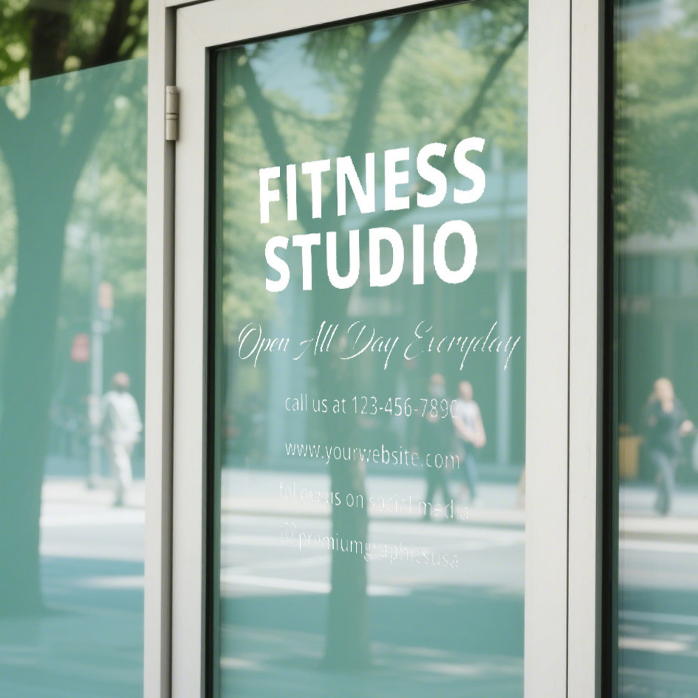 Customizable Studio Window Dec - Pilates X Yoga 评论和价格