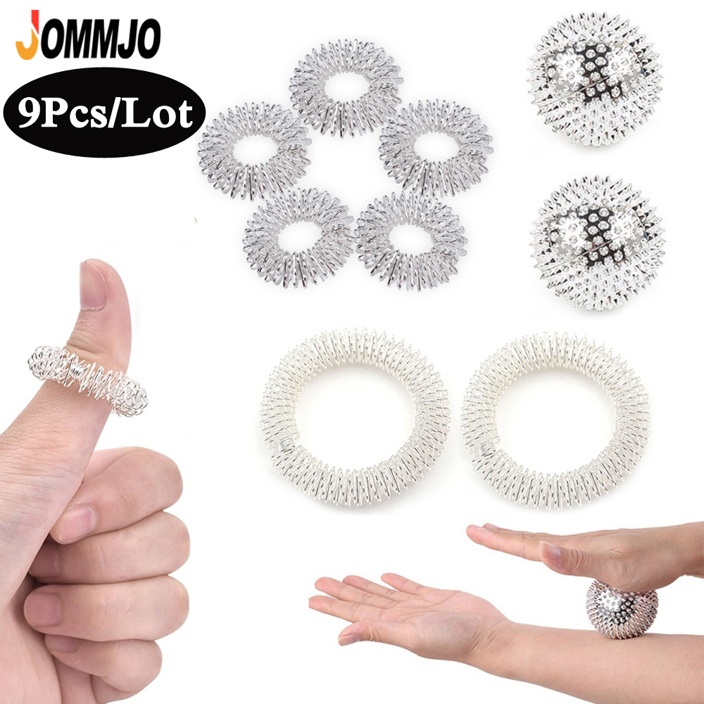 9Pcs/Lot Men Women Pressure Re - Pilates Yoga Ball 评论和价格