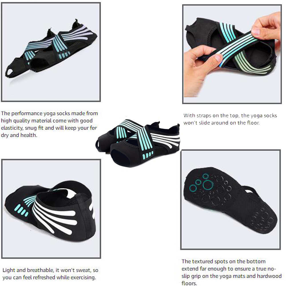 1Pair Women Non-Slip Toeless G - Pilates Yoga Ball 评论和价格