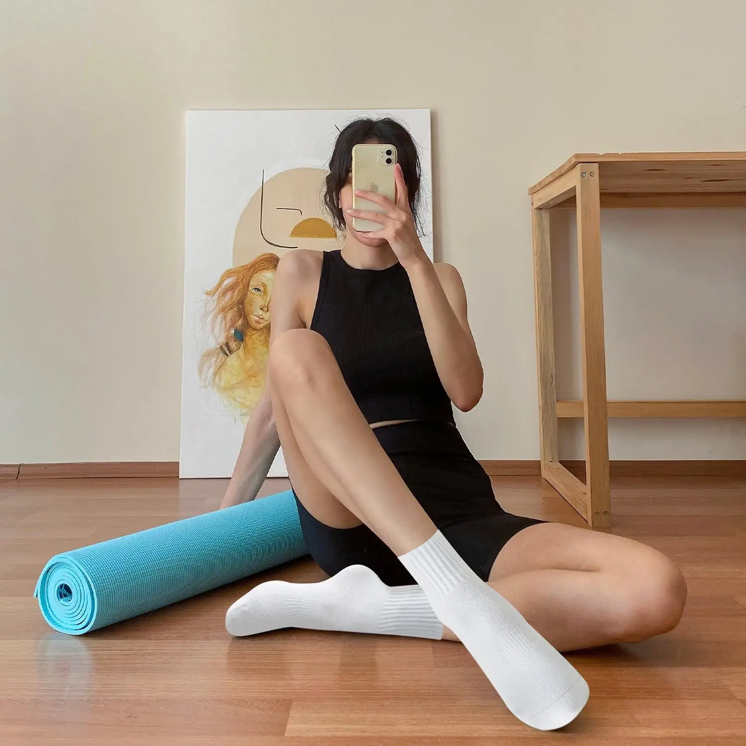 4 pairs of women's yoga socks, - Pilates & Yoga Unleashed Studio 评论和价格