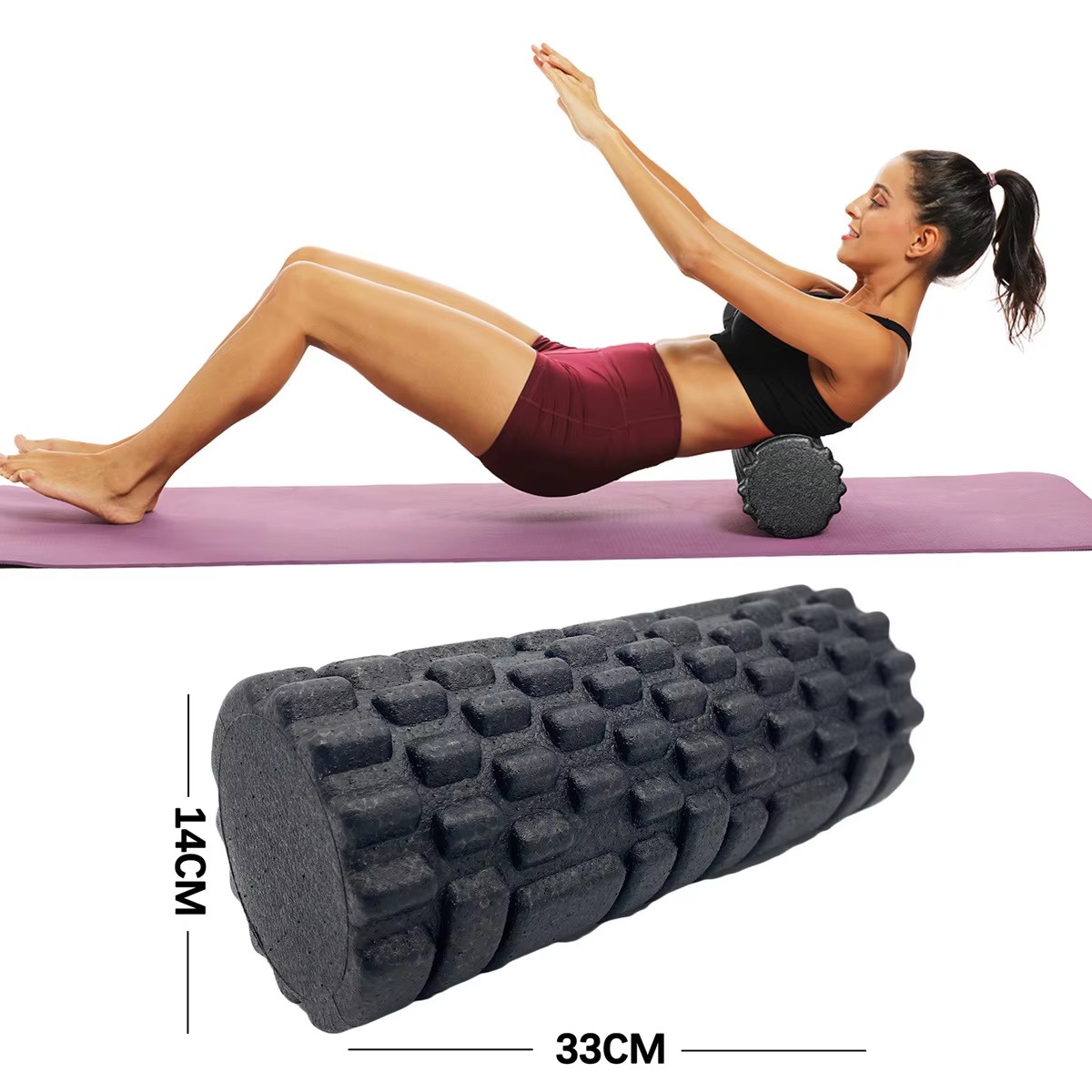 30/33cm Fitness Foam Roller Yo - Pilates Yoga Home 评论和价格