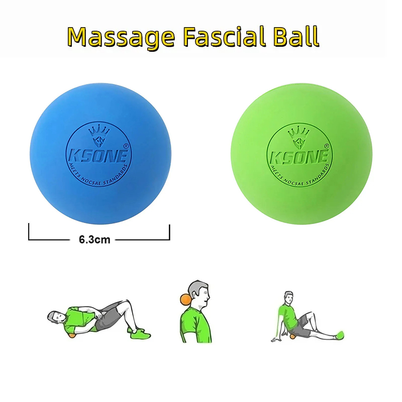 Rubber Fascia Massage Ball Yog - Pilates Yoga Ball 评论和价格