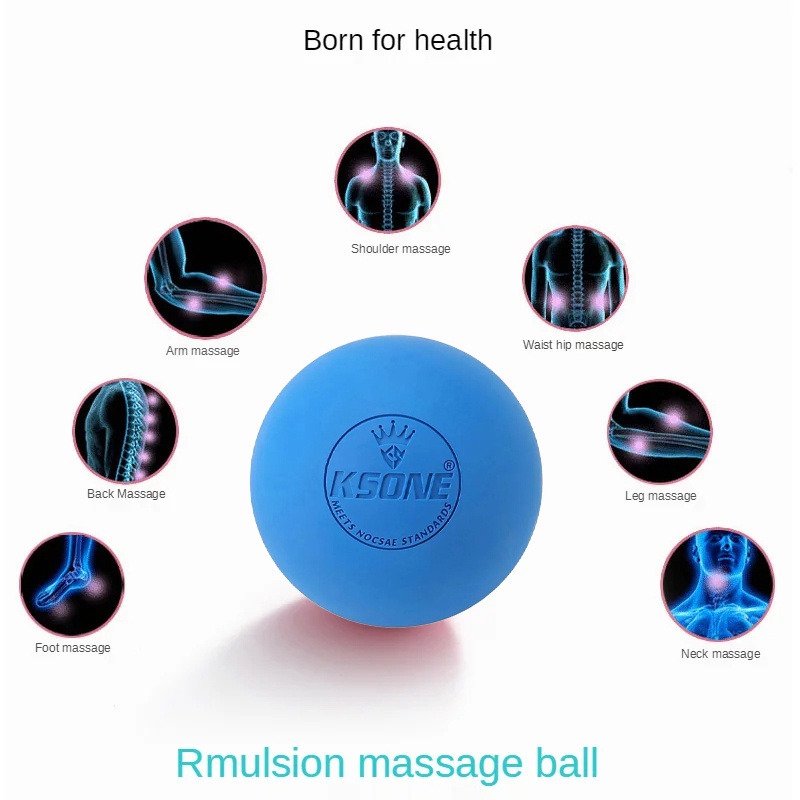 Rubber Fascia Massage Ball Yog - Pilates Yoga Ball 评论和价格