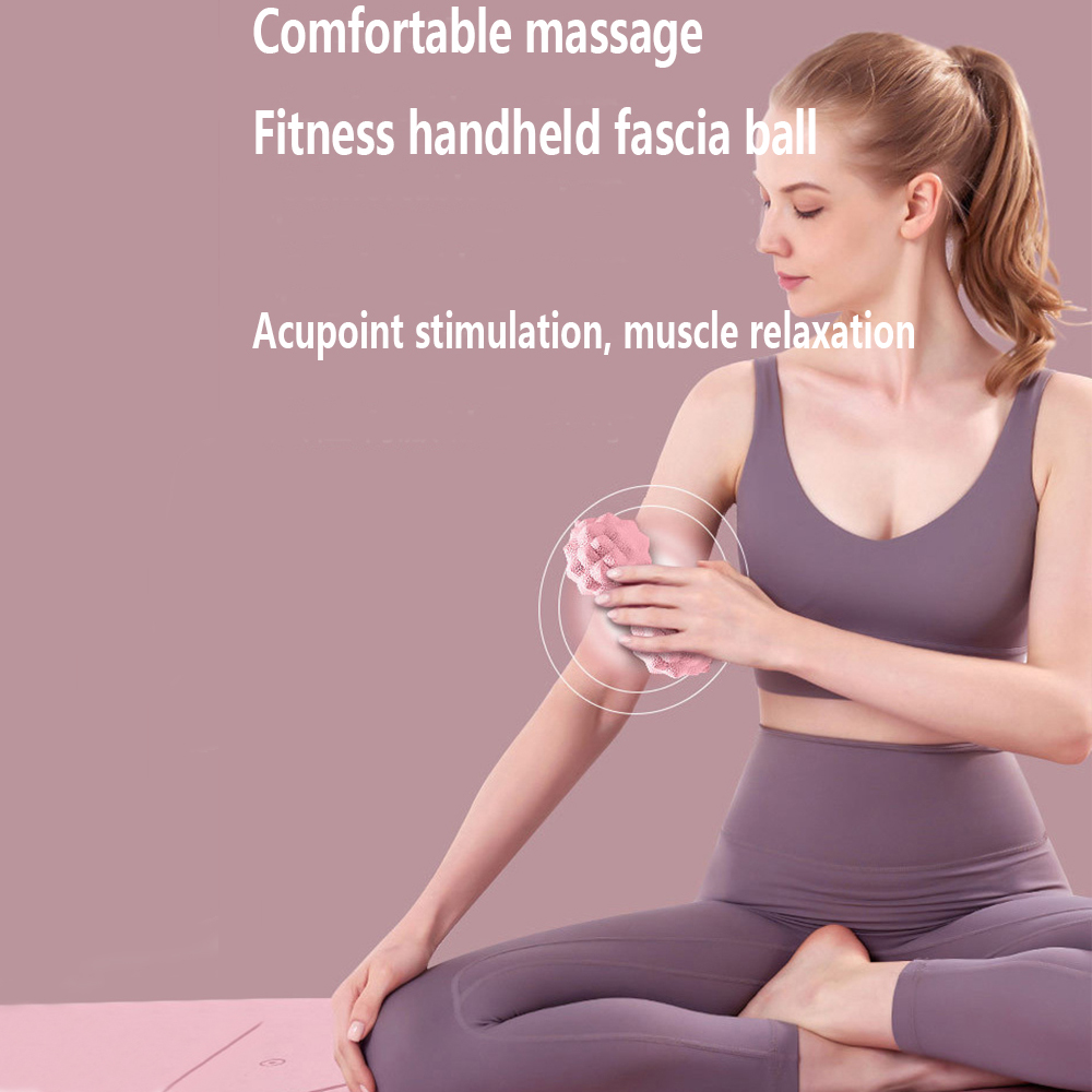 TPR Raised Point Fascia Massag - Pilates Yoga Ball 评论和价格