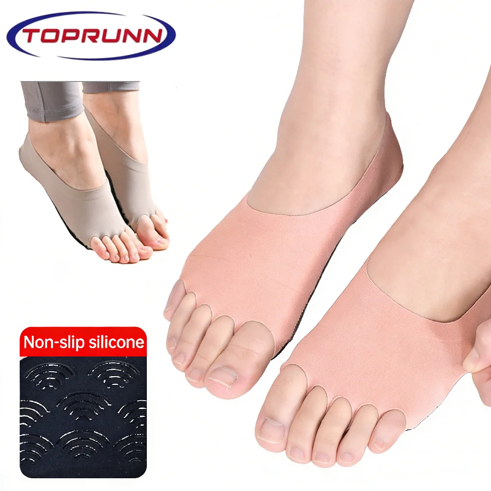 1Pair Toeless Yoga Socks for W - Pilates Yoga Home 评论和价格
