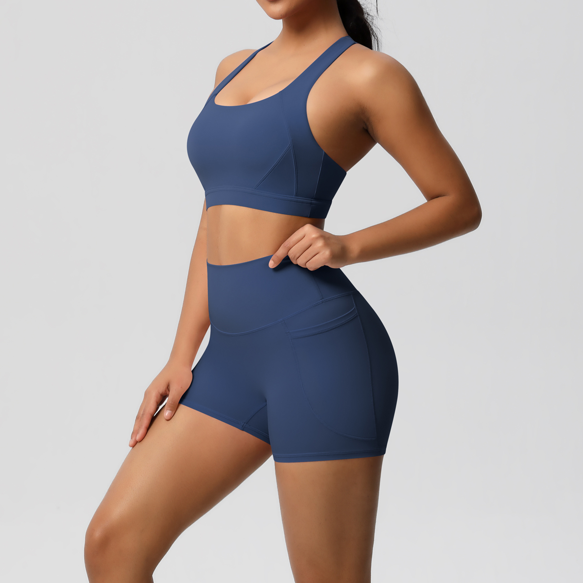 2PCS Sportswear With Pocketed  - Pilates Yoga Wear 评论和价格