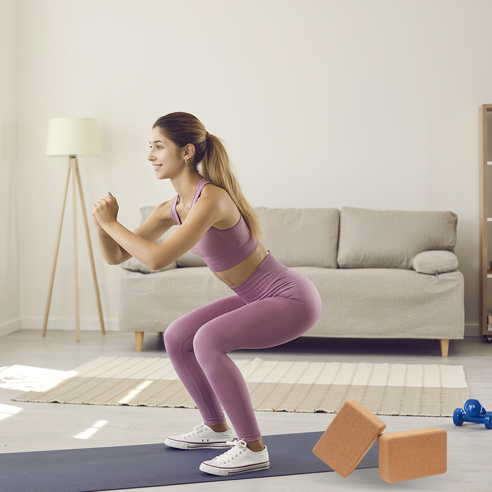 1 Piece Cork Yoga Blocks Yoga  - Pilates X Yoga 评论和价格