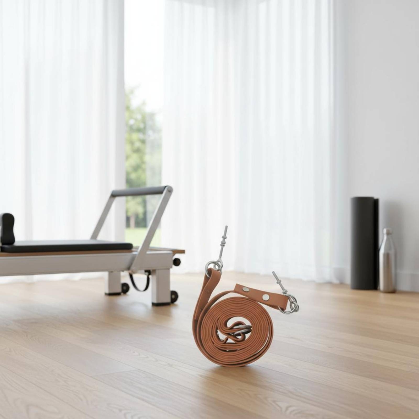 Reformer Double Loop Strap Adj - Pilates & Yoga Unleashed Studio 评论和价格